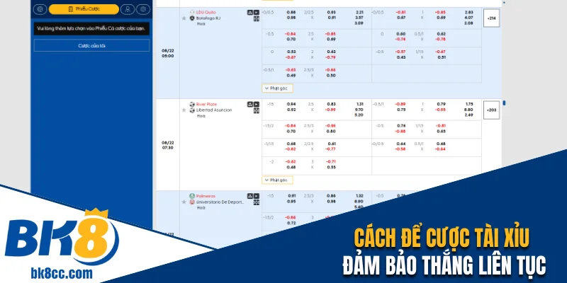 Cách để cược Tài Xỉu đảm bảo thắng