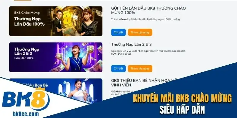 Khuyến mãi BK8